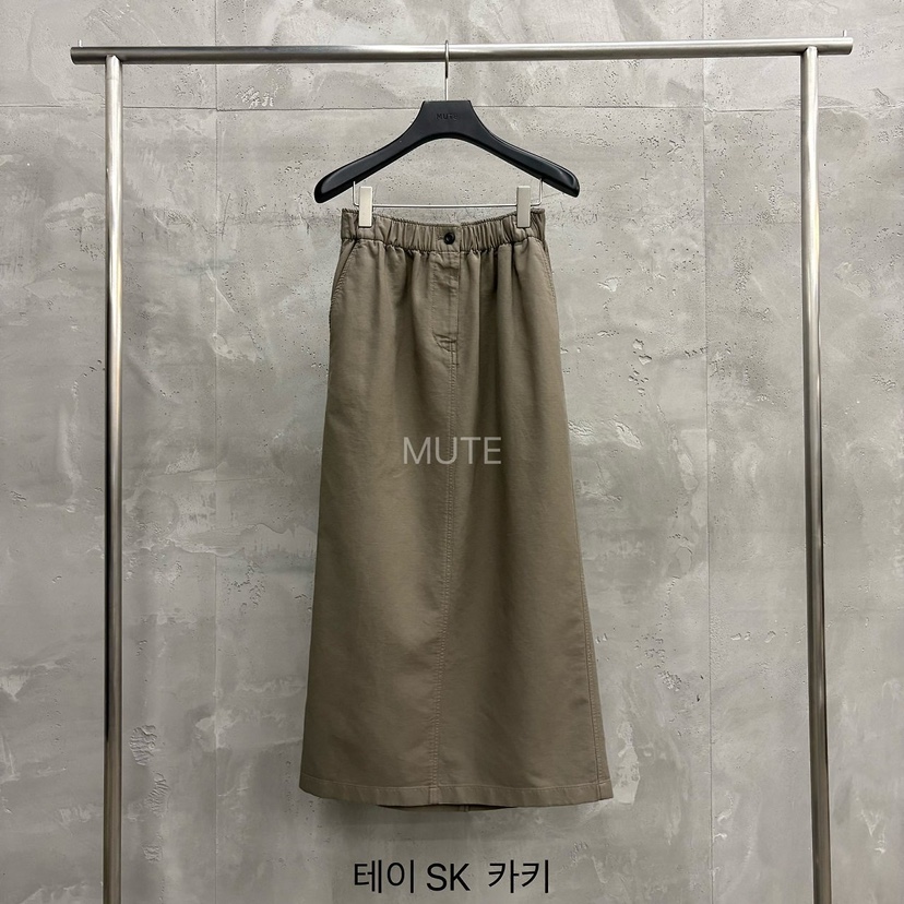 MUTE-P韓國代購女士新款真品熱賣人氣推薦時尚休閑長裙MUTE長裙圖色2
