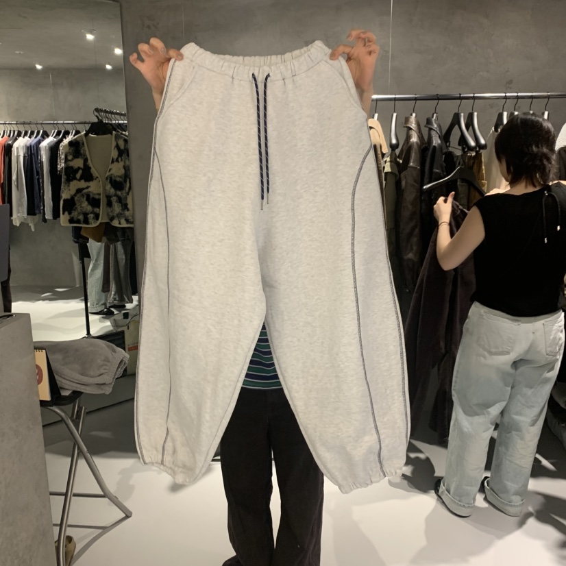 BALLOW STUDIO韓國代購女裝新款真品人氣休閑推薦休閑褲BALLOW STUDIO休閑褲圖色2白灰