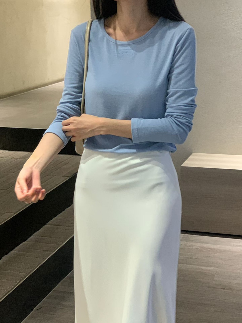ANDYOUBROWN東大門實拍女士新款熱賣人氣休閑長袖T恤修身ANDYOUBROWN長袖T恤圖色1