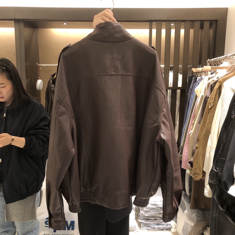 RAWROW東大門代購女裝新品人氣時尚休閑推薦熱賣夾克高領RAWROW夾克