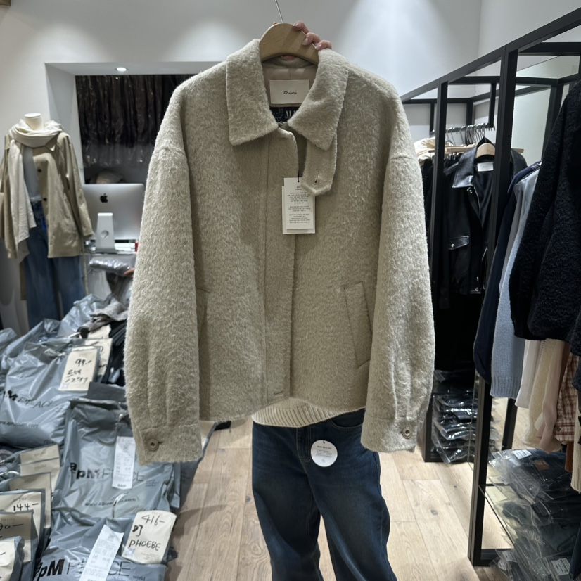 BRUNI/RICOTTA韓國代購女士新品時尚真品推薦熱賣短款大衣BRUNI/RICOTTA短款大衣圖色1