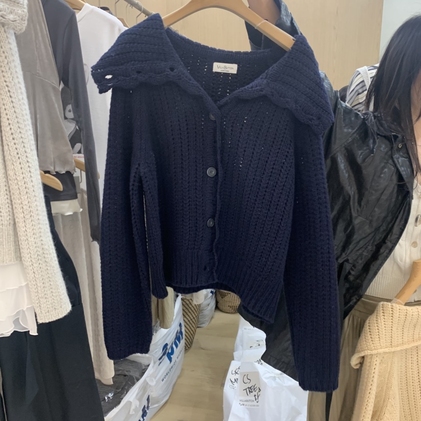 VILLABUTTON韓國直郵女裝新品推薦真品人氣針織衫羊毛開衫VILLA BUTTON針織衫圖色3