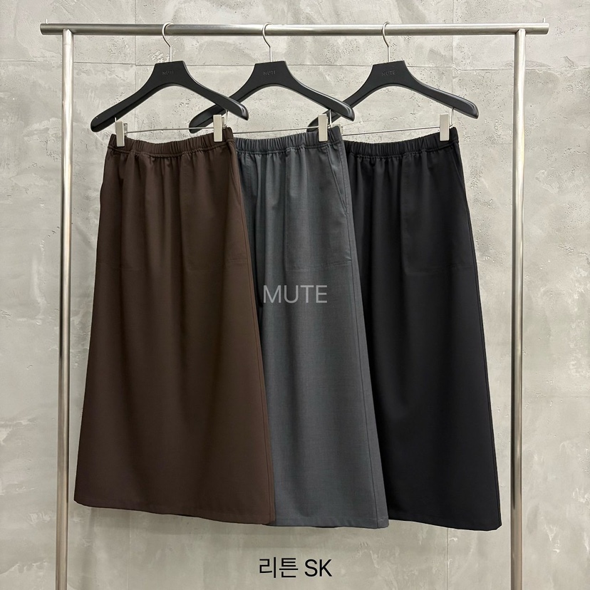 MUTE-P韓國直郵女裝新品人氣真品休閑時尚熱賣推薦長裙MUTE長裙
