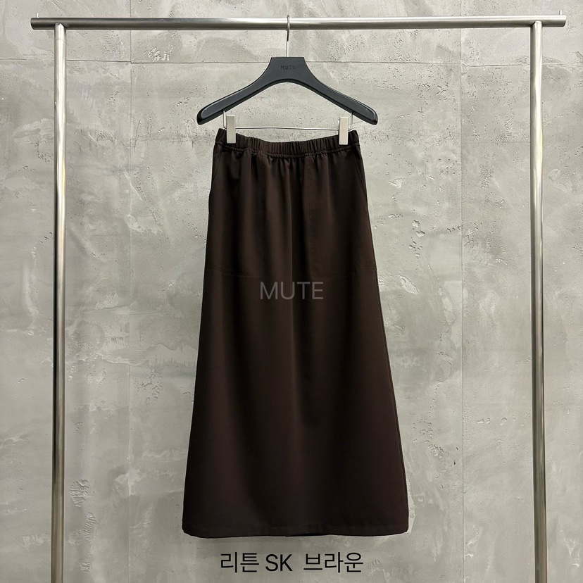 MUTE-P韓國直郵女裝新品人氣真品休閑時尚熱賣推薦長裙MUTE長裙圖色1棕色
