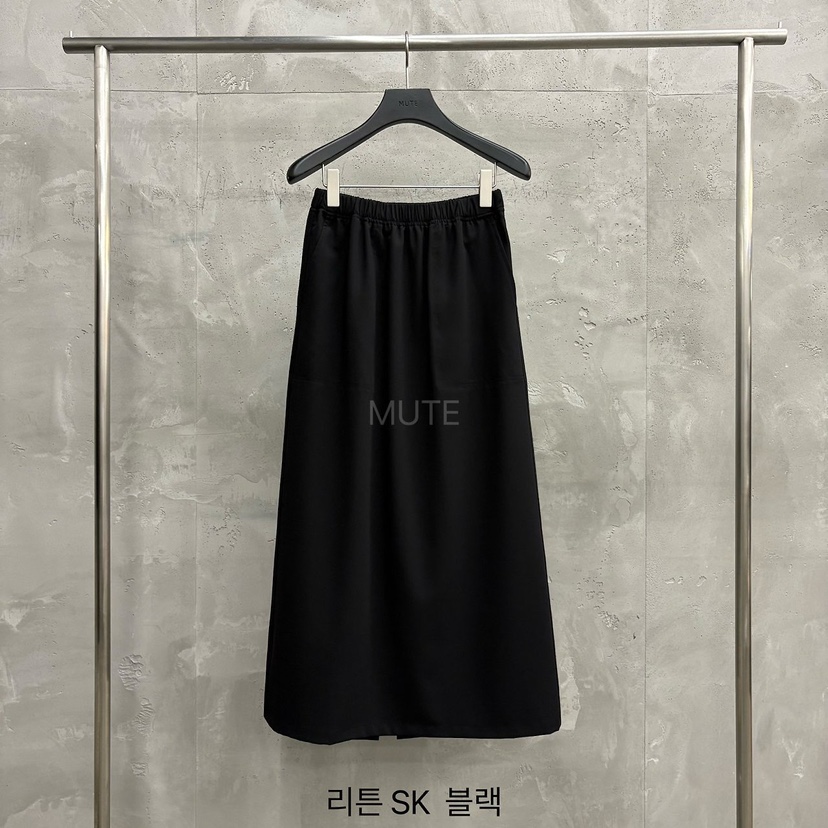 MUTE-P韓國直郵女裝新品人氣真品休閑時尚熱賣推薦長裙MUTE長裙圖色3黑色