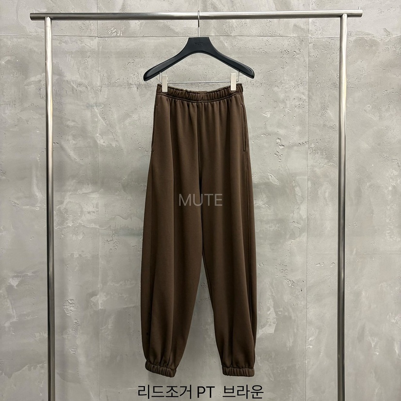 MUTE-P韓國直郵女裝新款熱賣人氣推薦時尚真品休閑休閑褲MUTE休閑褲圖色4棕色