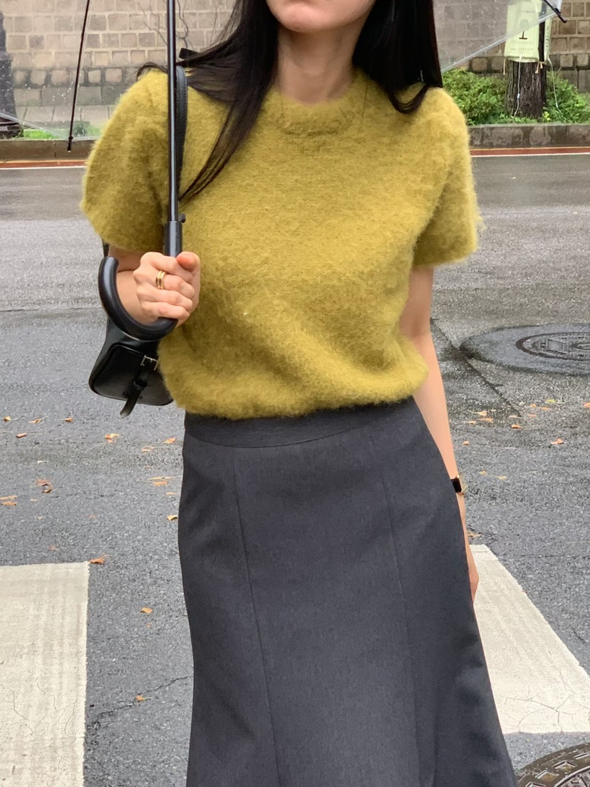 ANDYOUBROWN韓國直郵女裝新款推薦熱賣休閑人氣針織衫馬海毛ANDYOUBROWN針織衫圖色3