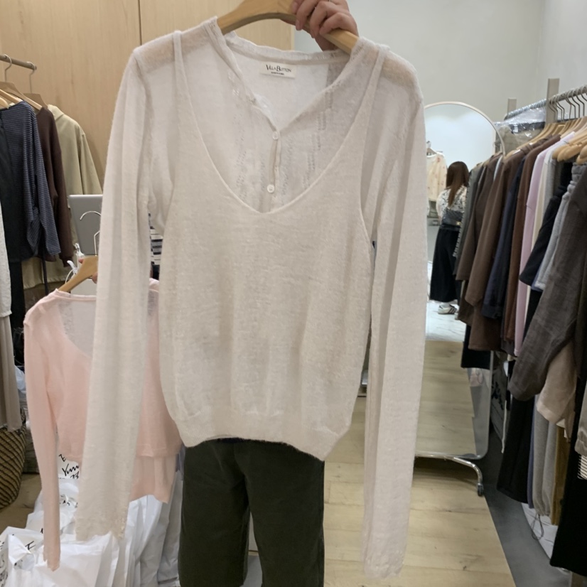 VILLABUTTON韓國代購女裝新品推薦真品時尚熱賣人氣休閑套裝VILLA BUTTON套裝圖色2