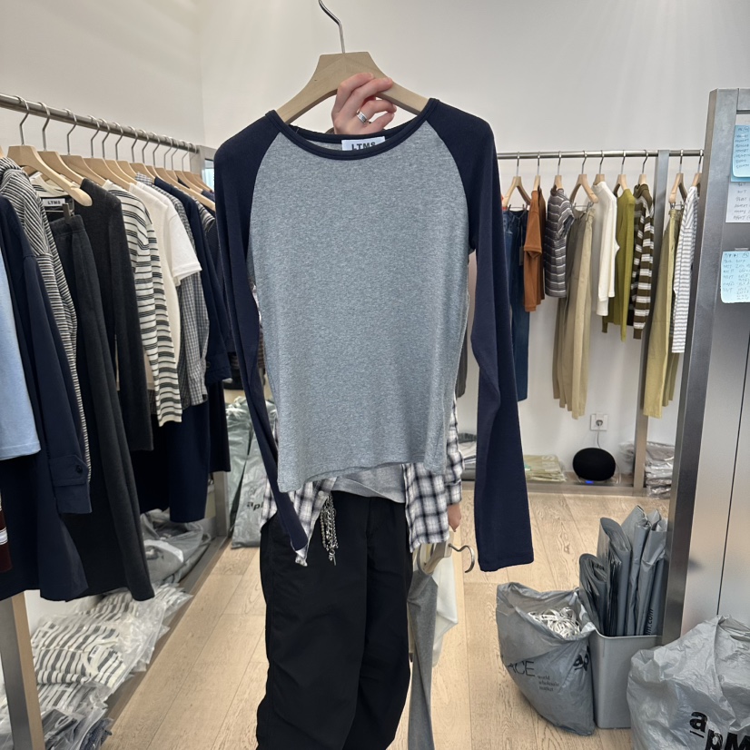 LTMS東大門代購女士新品真品時尚人氣推薦休閑熱賣長袖T恤LTMS長袖T恤圖色2