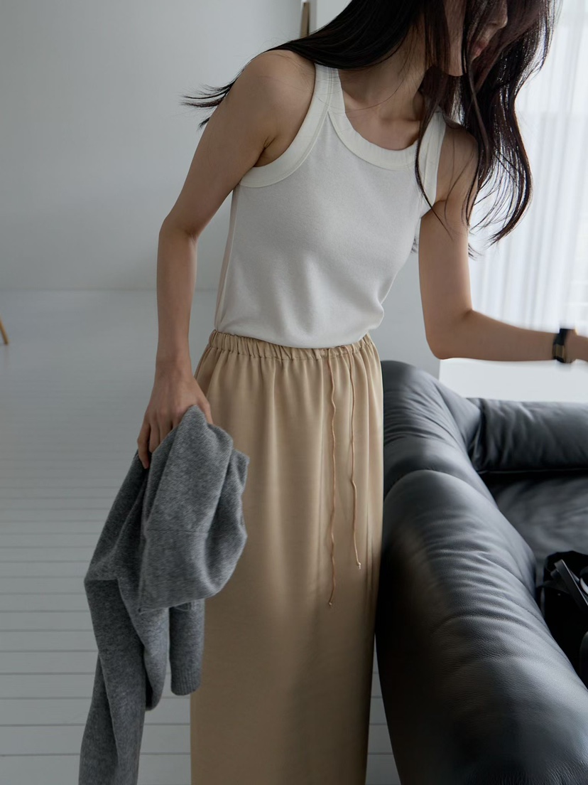 ANDYOUBROWN東大門代購女裝新款真品人氣吊帶背心羊毛無袖ANDYOUBROWN吊帶/背心圖色2