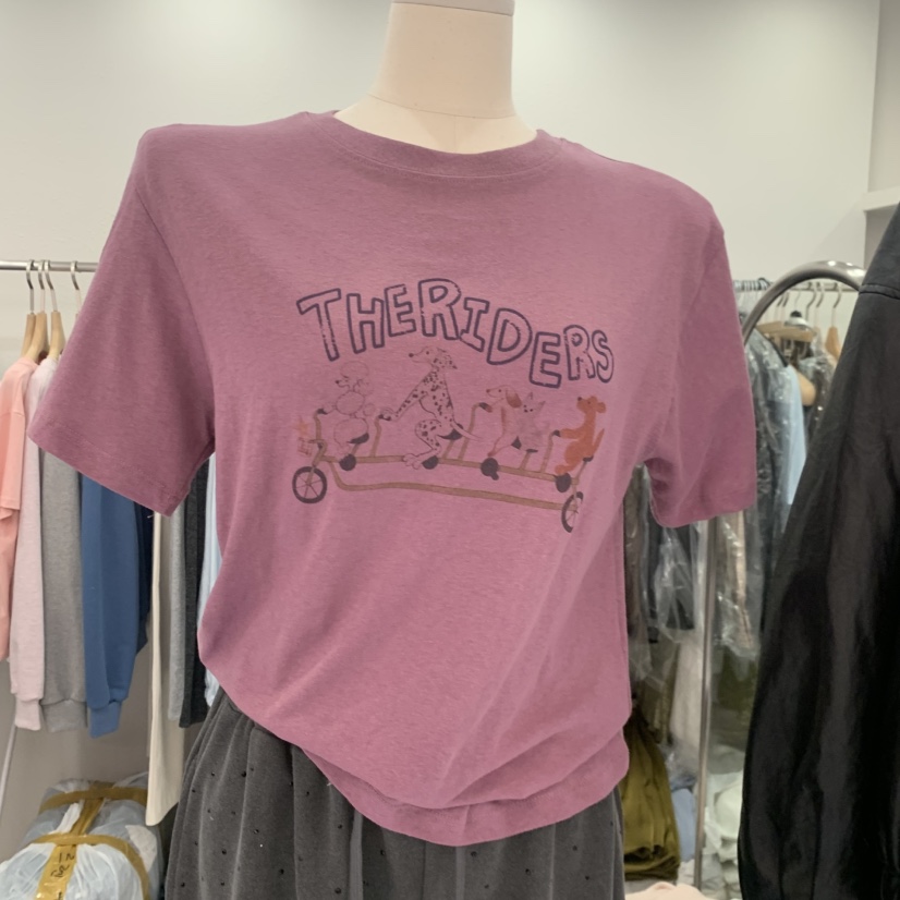 LELEN韓國直郵女士新品休閑熱賣推薦真品時尚人氣T恤LELENT恤圖色1