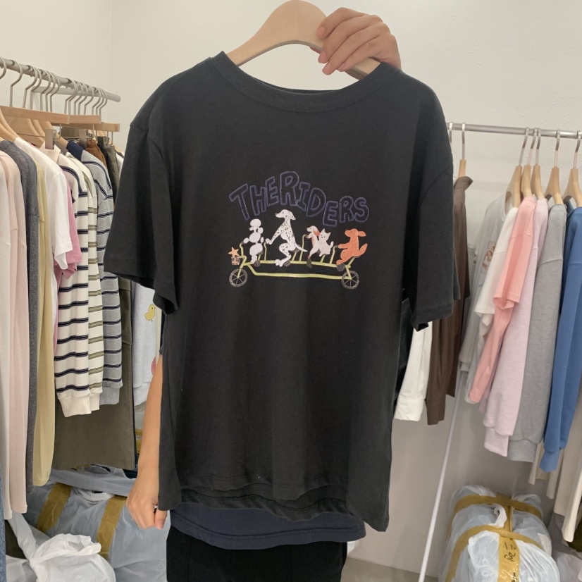 LELEN韓國直郵女士新品休閑熱賣推薦真品時尚人氣T恤LELENT恤圖色3
