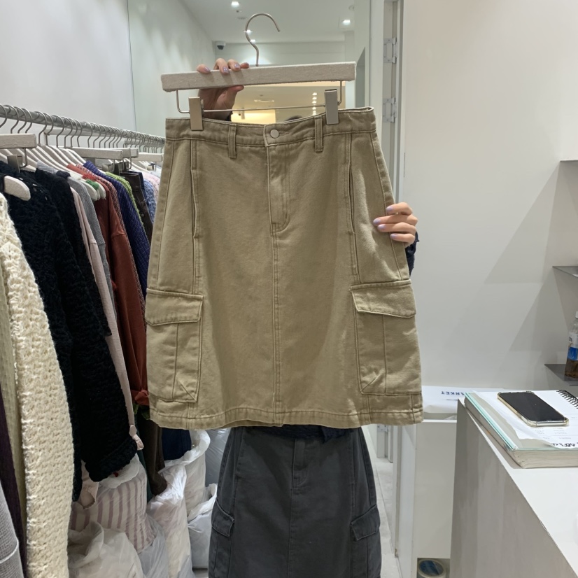 ASOME韓國代購女士新品時尚熱賣真品休閑人氣半身裙中短裙A.SOME半身裙/中短裙圖色1