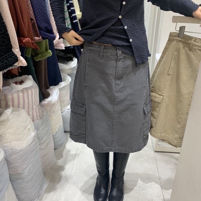 ASOME韓國代購女士新品時尚熱賣真品休閑人氣半身裙中短裙A.SOME半身裙/中短裙圖色2