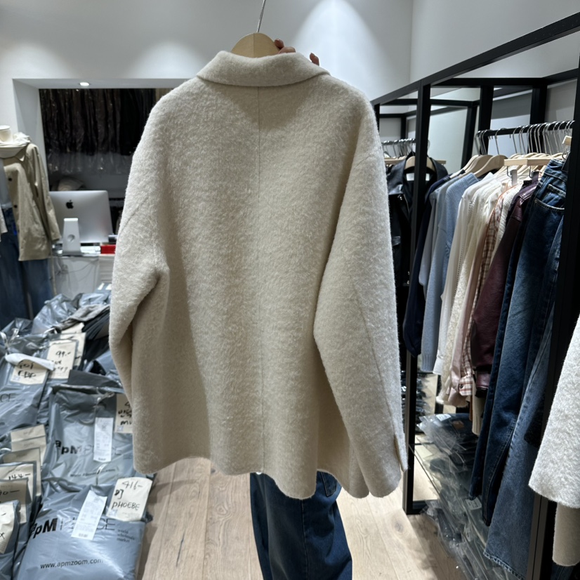 BRUNI/RICOTTA東大門實拍女士新品真品人氣時尚短款大衣BRUNI/RICOTTA短款大衣