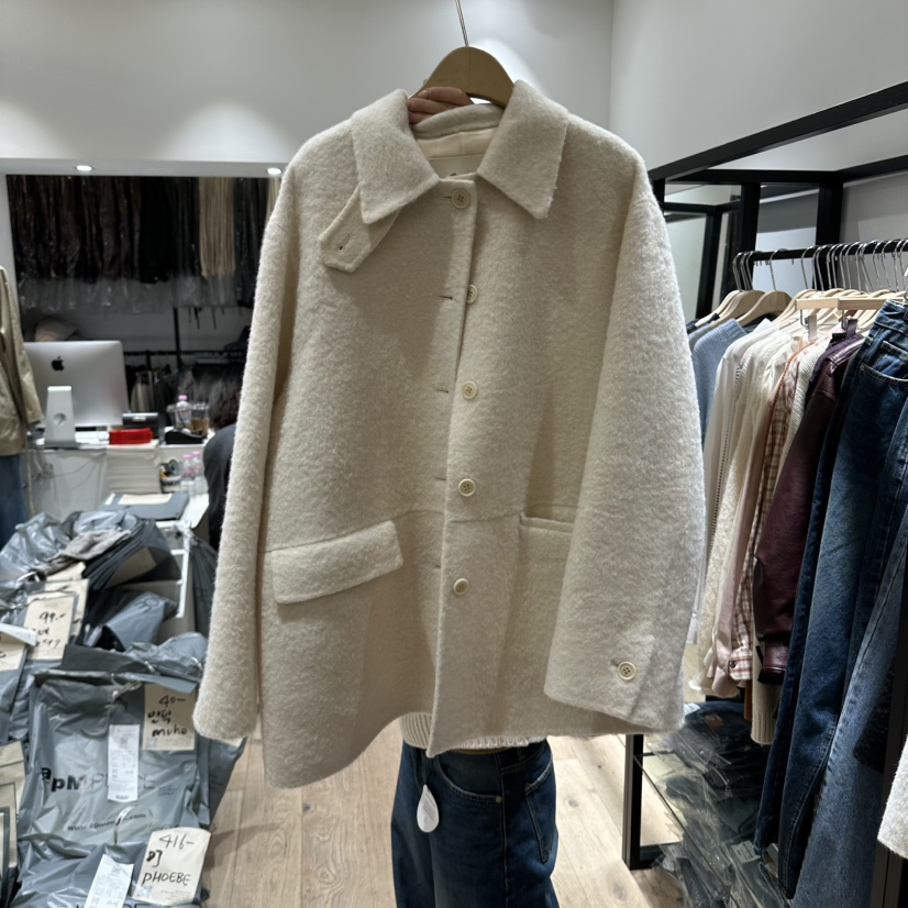 BRUNI/RICOTTA東大門實拍女士新品真品人氣時尚短款大衣BRUNI/RICOTTA短款大衣圖色1
