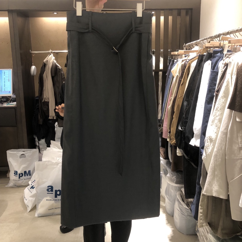 RAWROW韓國直郵女裝新款熱賣時尚推薦真品休閑人氣長裙RAWROW長裙圖色1먹색墨