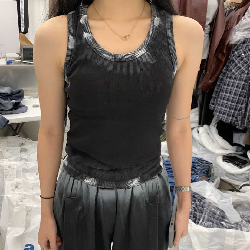 ROMANTIC NEWYORK東大門直郵女士新款休閑熱賣真品吊帶背心ROMANTIC NEWYORK吊帶/背心圖色3黑