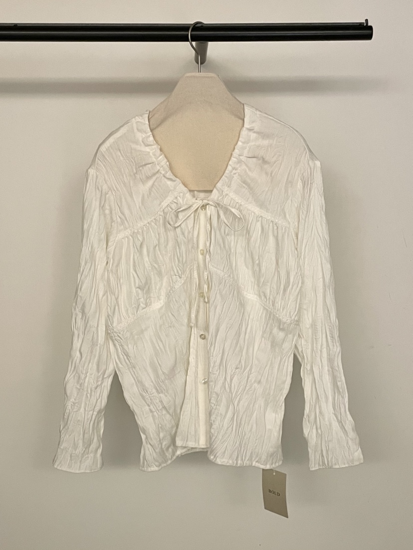 BOLD-A東大門實拍女裝新品推薦人氣休閑真品熱賣襯衫蕾絲衫RE BOLD襯衫/蕾絲衫圖色1