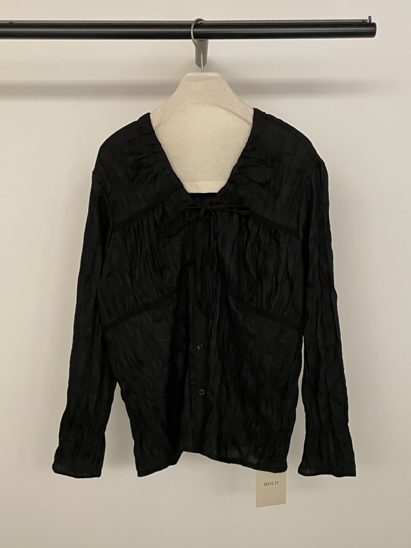 BOLD-A東大門實拍女裝新品推薦人氣休閑真品熱賣襯衫蕾絲衫RE BOLD襯衫/蕾絲衫圖色2