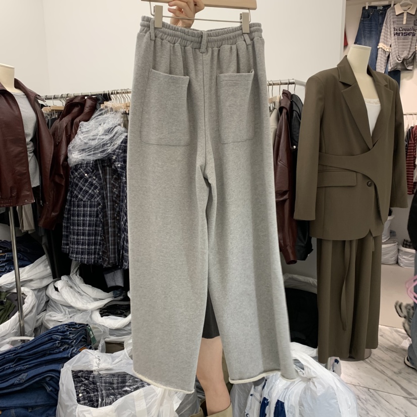 ROMANTIC NEWYORK東大門代購女裝新款時尚休閑休閑褲撞色ROMANTIC NEWYORK休閑褲