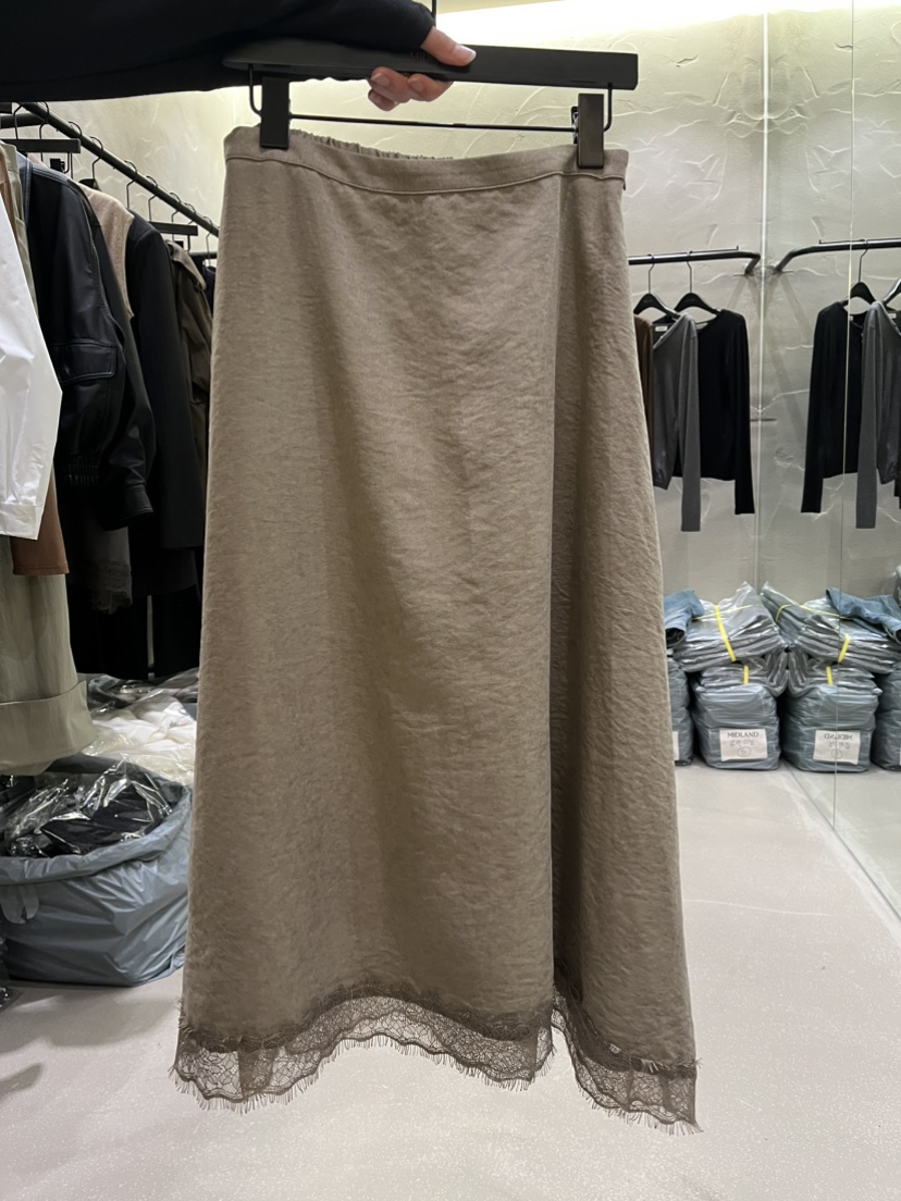 MIDLAND韓國直郵女士新品推薦休閑人氣真品半身裙中短裙蕾絲MIDLAND半身裙/中短裙圖色1