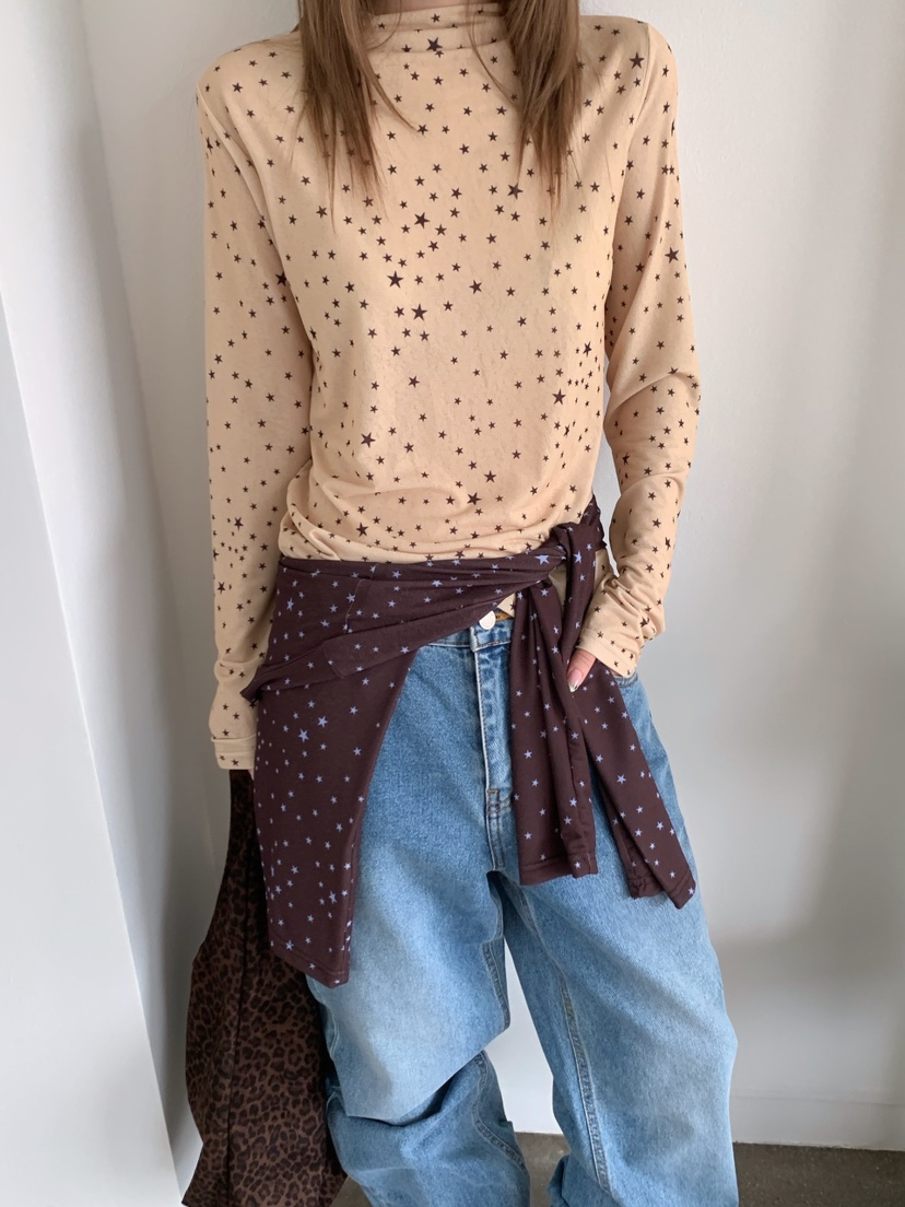 MAISONDEGLORY東大門實拍女裝新品熱賣人氣推薦真品長袖T恤MAISONDEGLORY長袖T恤圖色3