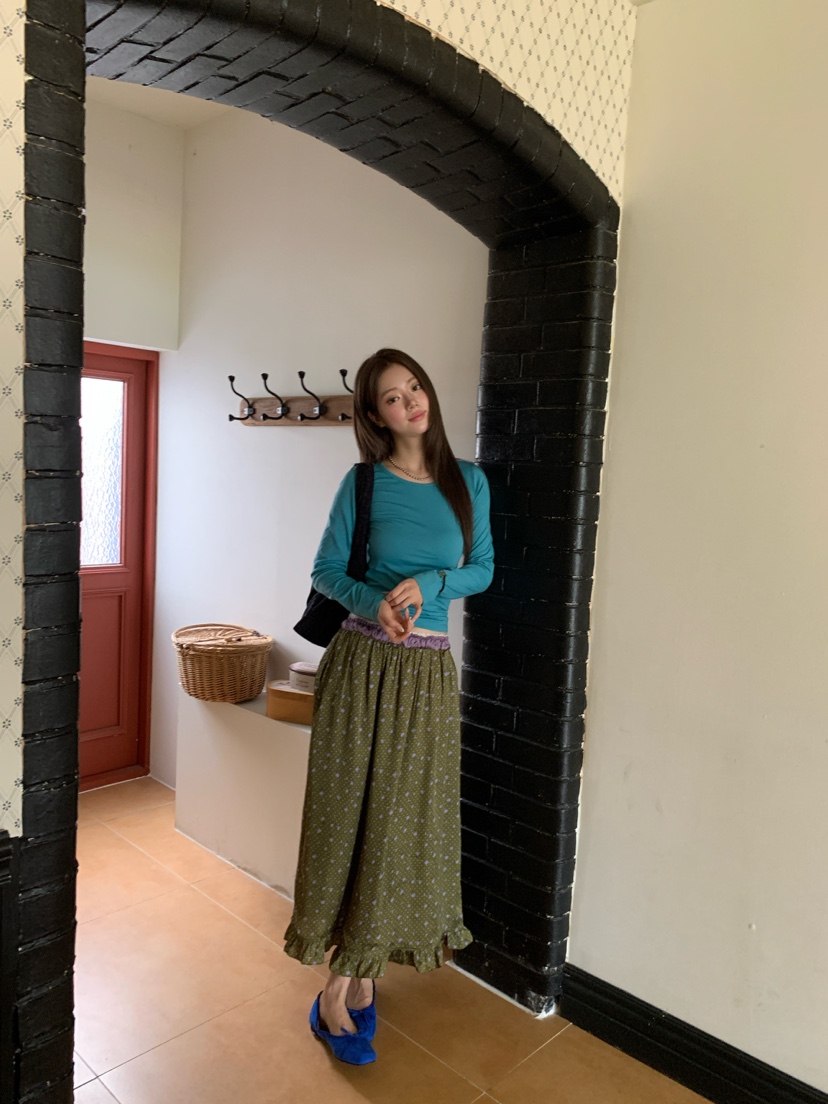 MAISONDEGLORY東大門實拍女士新款人氣真品推薦熱賣休閑長裙MAISONDEGLORY長裙