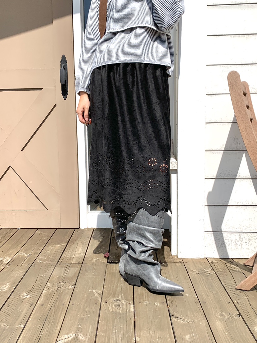 MAISONDEGLORY東大門實拍女裝新品熱賣人氣半身裙中短裙麂皮MAISONDEGLORY半身裙/中短裙圖色2
