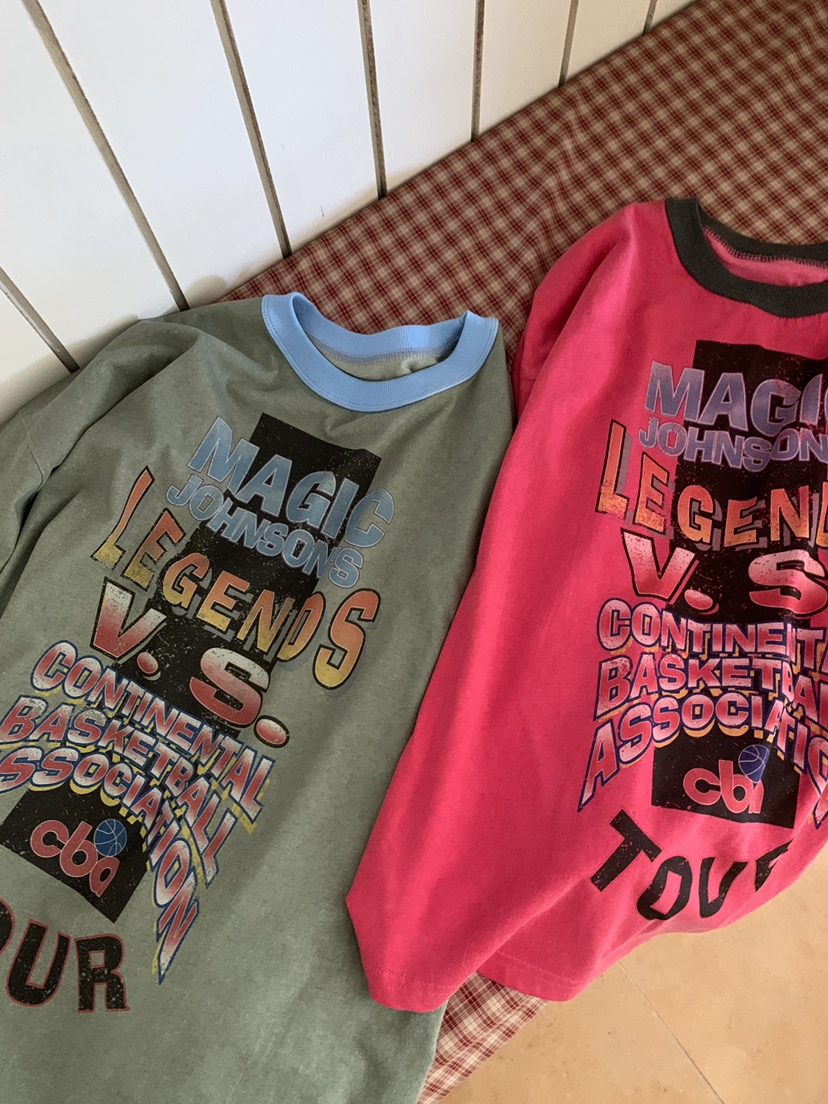 MAISONDEGLORY韓國直郵女士新品推薦熱賣休閑長袖T恤復古MAISONDEGLORY長袖T恤