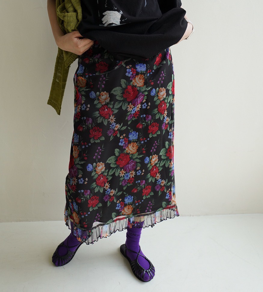 MAISONDEGLORY韓國代購女裝新品推薦熱賣半身裙中短裙復古MAISONDEGLORY半身裙/中短裙