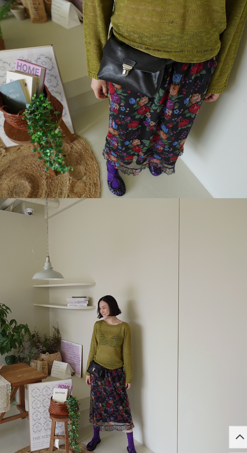 MAISONDEGLORY韓國代購女裝新品推薦熱賣半身裙中短裙復古MAISONDEGLORY半身裙/中短裙