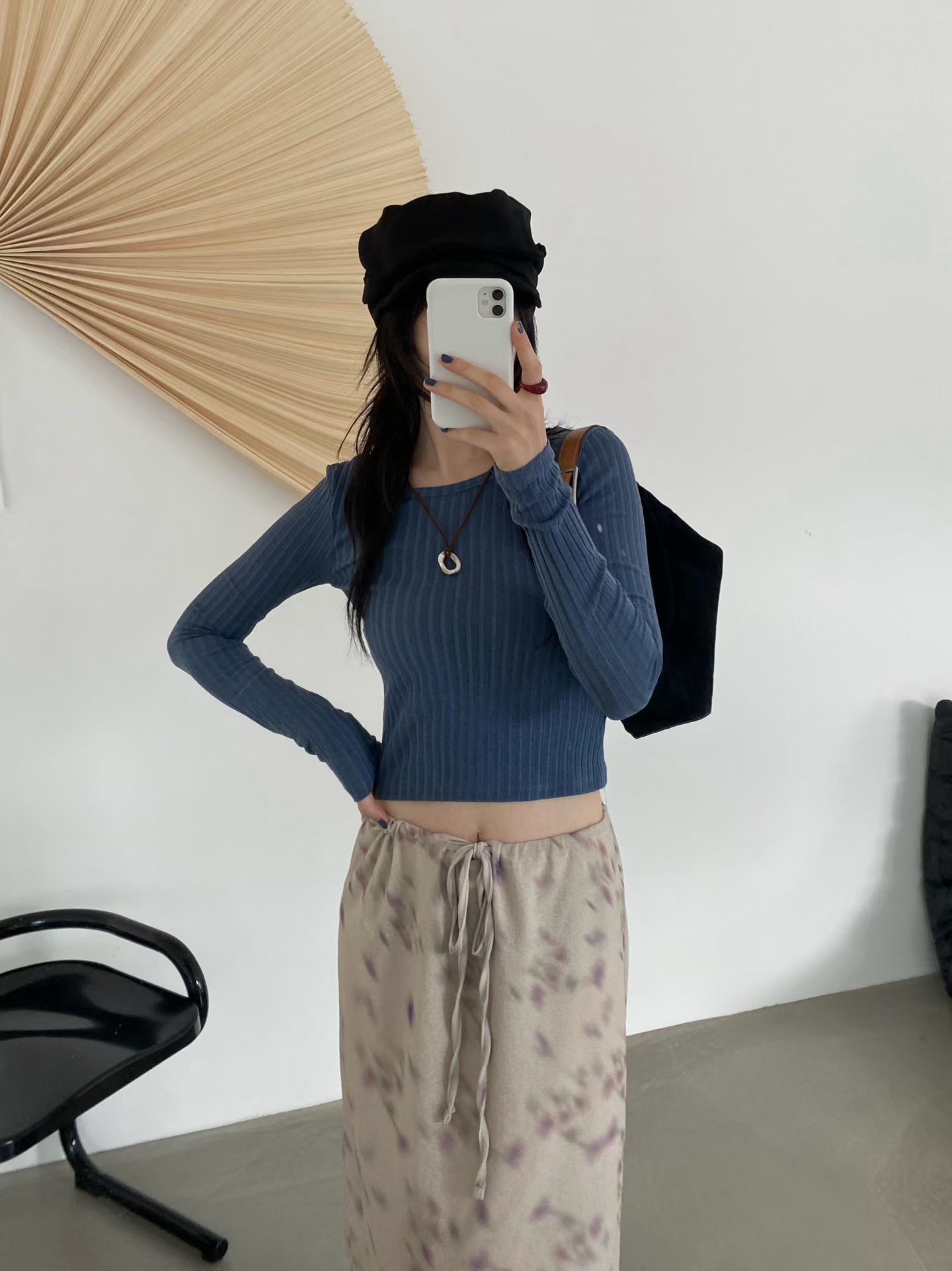 AUTHENTIC-OT韓國直郵女士新款休閑時尚熱賣真品針織衫染色AUTHENTIC針織衫