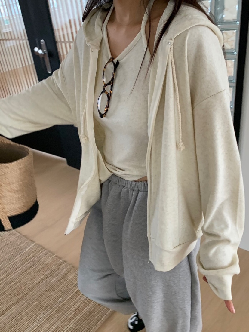 LIKEVAM韓國代購女裝新品推薦真品人氣衛衣安哥拉羊毛拉鏈LIKEVAM衛衣