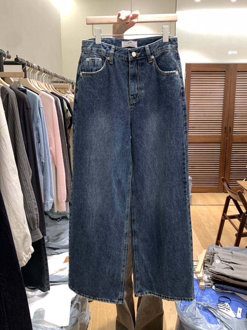 GILLI韓國直郵女裝新款真品人氣推薦休閑熱賣時尚牛仔褲GILLI牛仔褲圖色1
