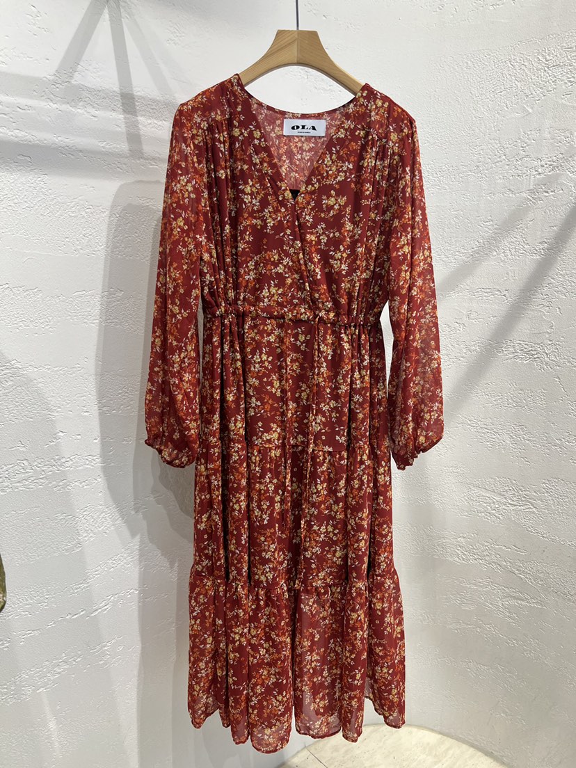 OLA韓國直郵女裝新品人氣時尚休閑推薦熱賣真品連衣裙OPSmellor/OLA連衣裙圖色1