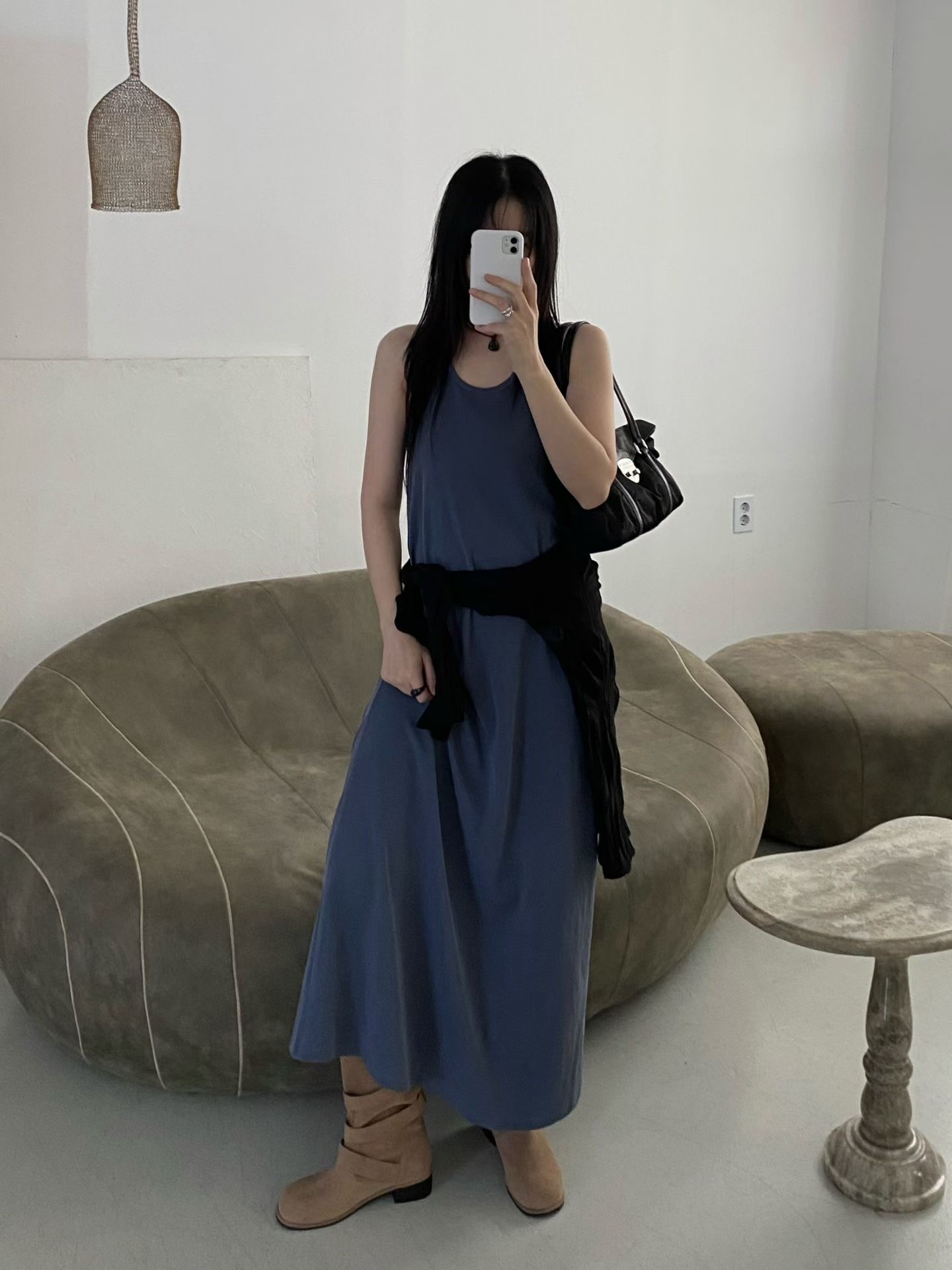 AUTHENTIC-OT韓國直郵女士新品時尚推薦連衣裙不含內搭長款AUTHENTIC連衣裙