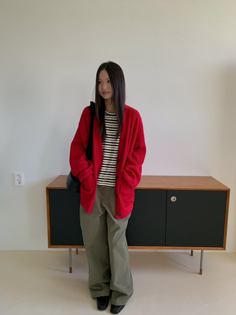 CAMEL-P東大門實拍女裝新品真品開衫華夫格格紋開衫Came_l 家開衫