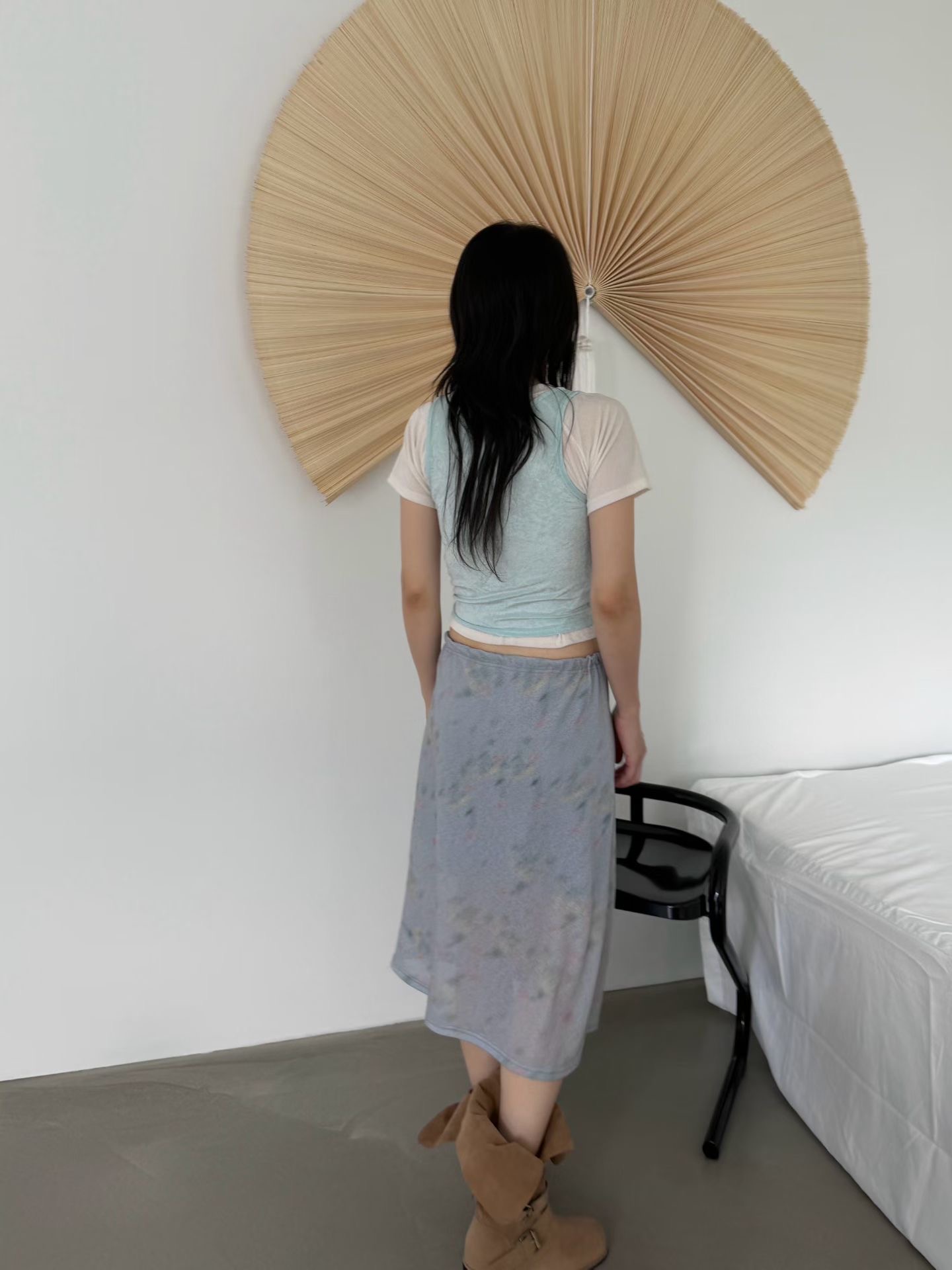 AUTHENTIC-OT韓國直郵女裝新品熱賣人氣真品推薦時尚長裙AUTHENTIC長裙