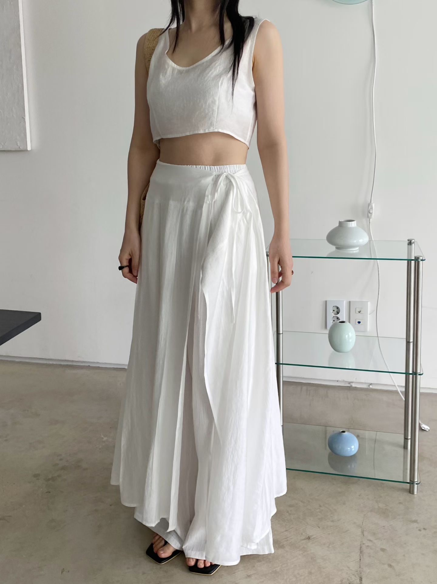 AUTHENTIC-OT東大門實拍女士新款人氣真品推薦休閑長裙狗狗AUTHENTIC長裙