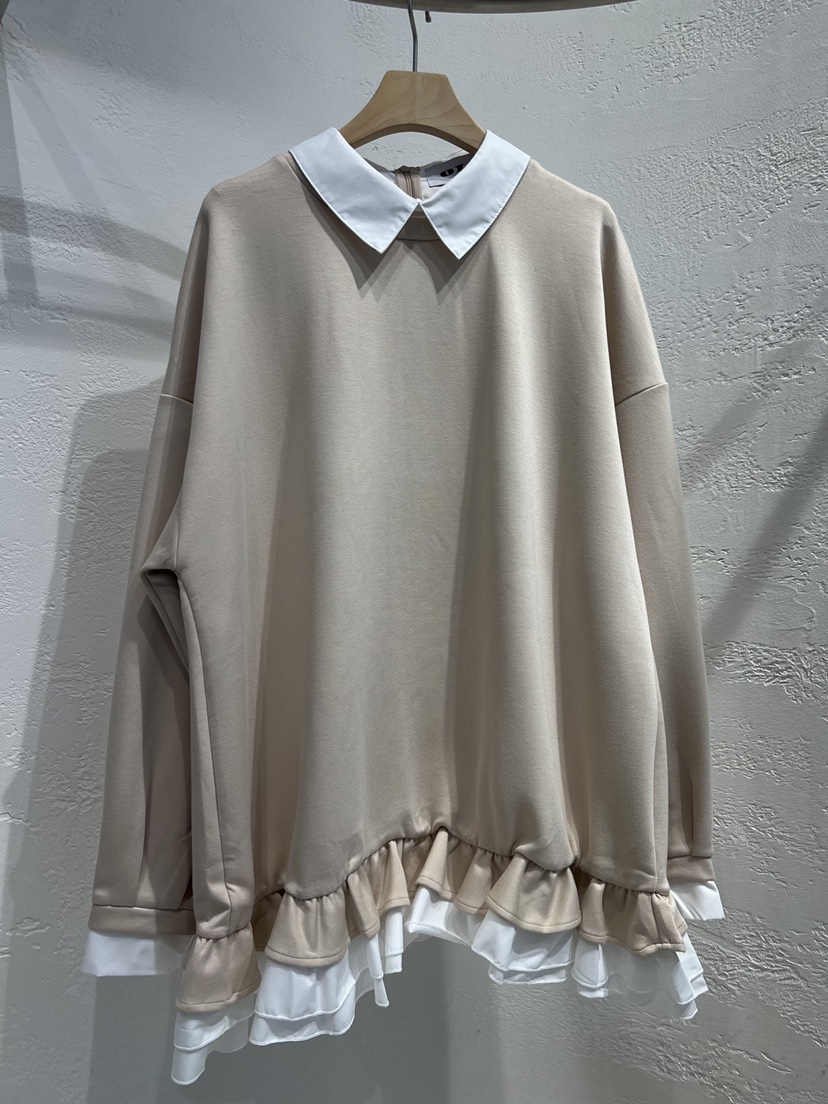OLA東大門直郵女裝新品人氣時尚休閑真品推薦熱賣衛衣褶皺mellor/OLA衛衣圖色2