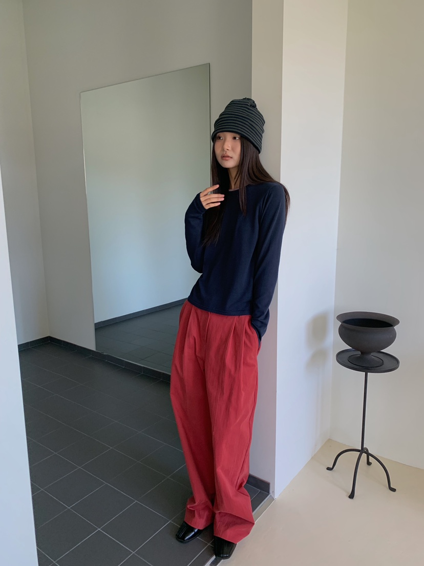 CAMEL-P韓國代購女士新款推薦長袖T恤雙層Came_l 家長袖T恤