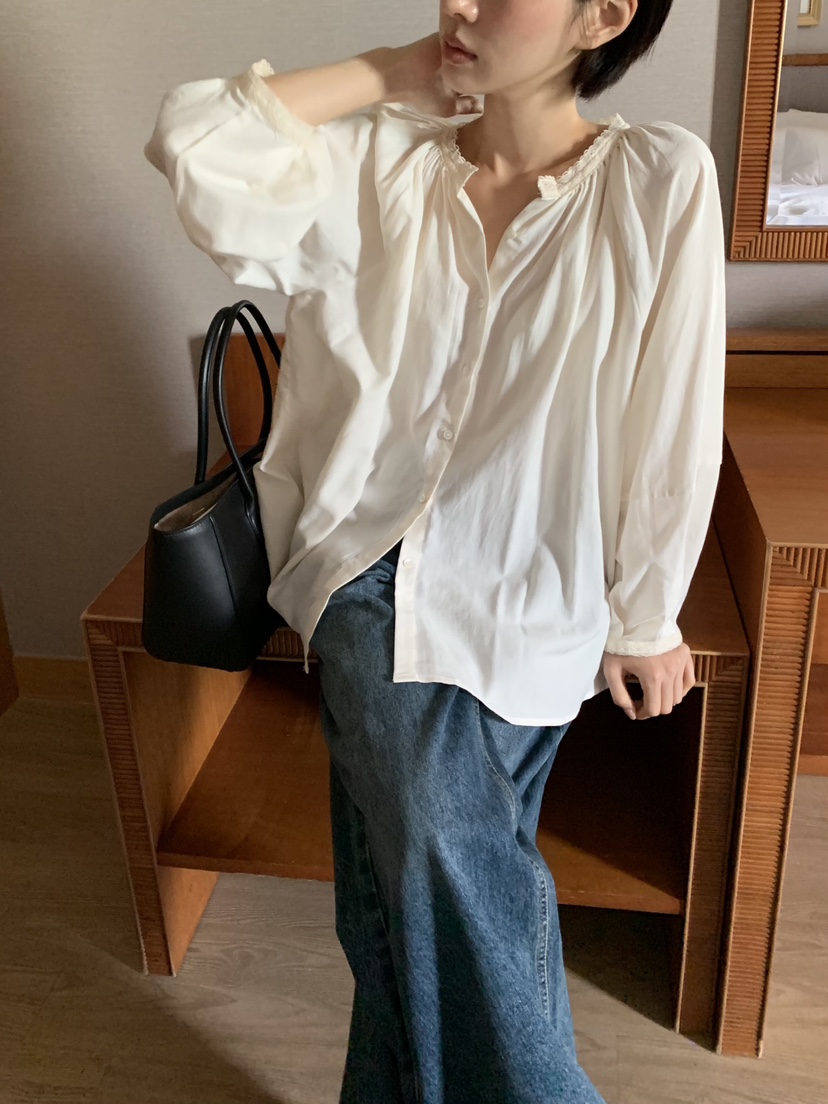 GILLI東大門實拍女裝新款熱賣人氣推薦真品時尚襯衫蕾絲衫GILLI襯衫/蕾絲衫