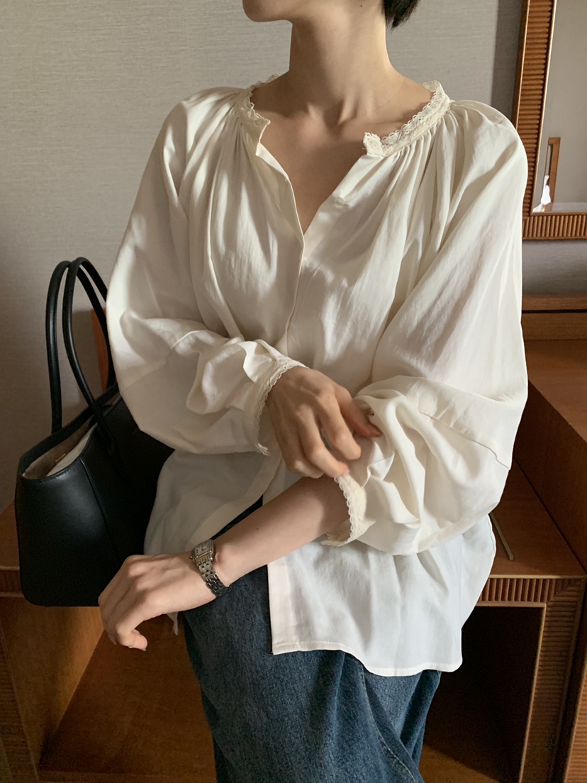 GILLI東大門實拍女裝新款熱賣人氣推薦真品時尚襯衫蕾絲衫GILLI襯衫/蕾絲衫