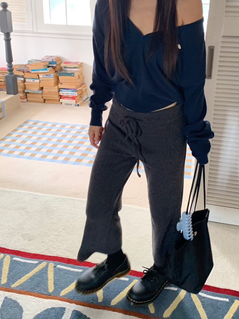 LIKEVAM東大門實拍女士新品真品推薦時尚休閑休閑褲安哥拉LIKEVAM休閑褲