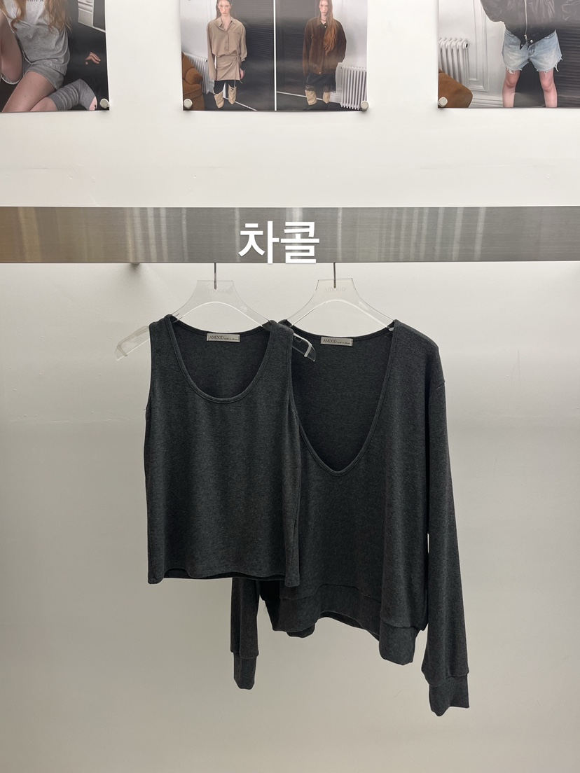 AMOOD韓國直郵女士新品時尚真品熱賣休閑人氣推薦套裝套裝AMOOD套裝圖色3