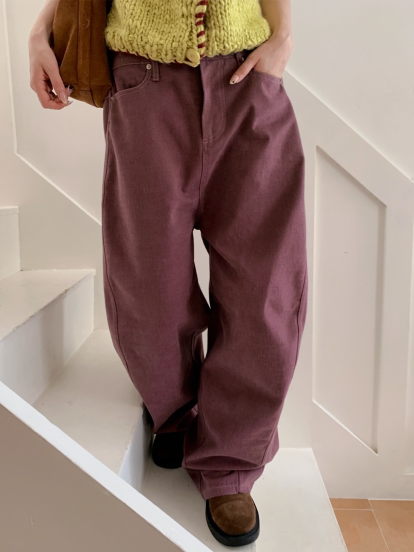 MAISONDEGLORY東大門實拍女裝新品熱賣推薦休閑休閑褲水洗MAISONDEGLORY休閑褲