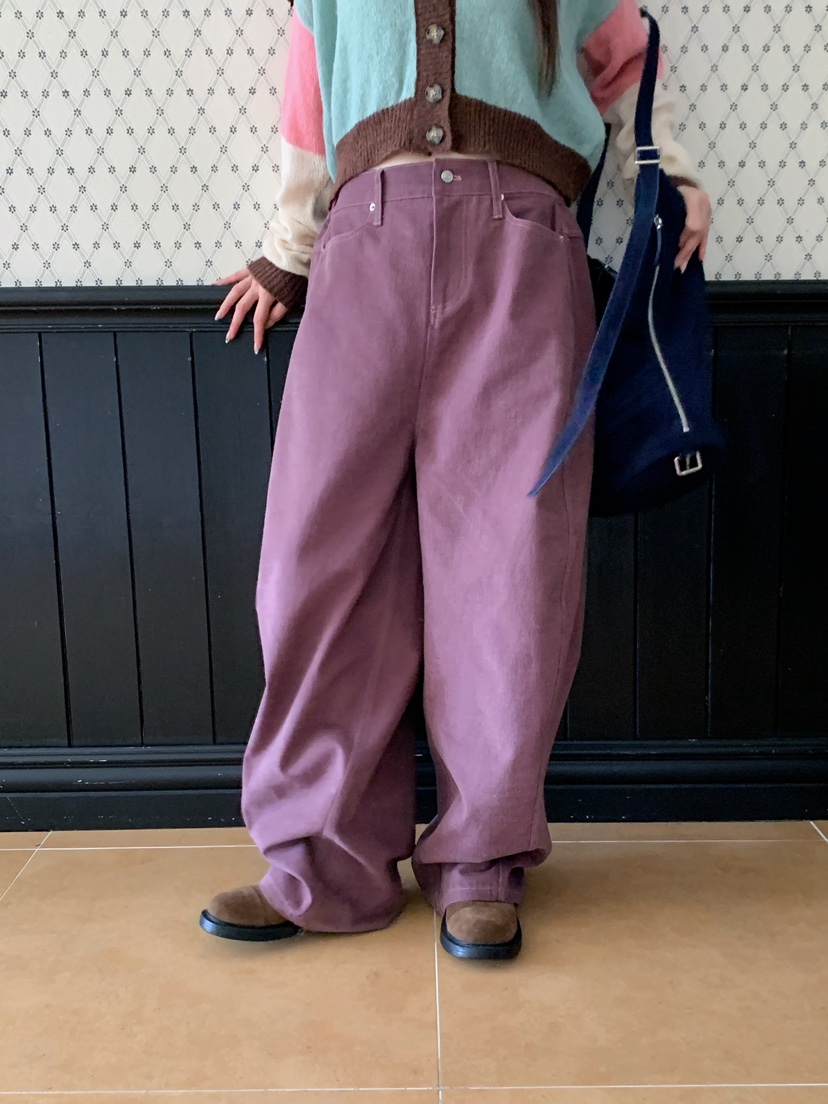 MAISONDEGLORY東大門實拍女裝新品熱賣推薦休閑休閑褲水洗MAISONDEGLORY休閑褲