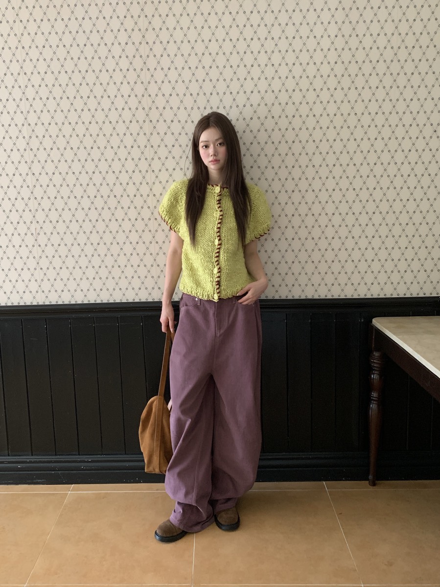 MAISONDEGLORY東大門實拍女裝新品熱賣推薦休閑休閑褲水洗MAISONDEGLORY休閑褲