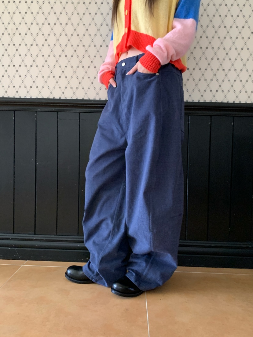 MAISONDEGLORY東大門實拍女裝新品熱賣推薦休閑休閑褲水洗MAISONDEGLORY休閑褲